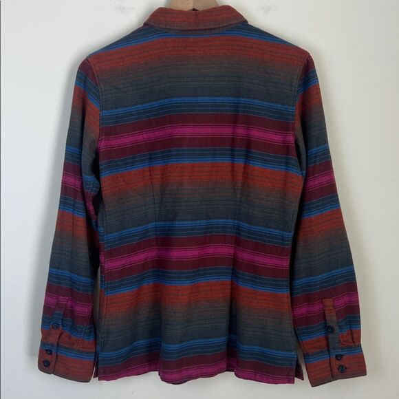 NWT Patagonia Long-Sleeved Fjord Flannel Shirt Aztec Print Sz 6 Womens - Picture 8 of 11